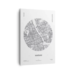 Vászonkép - Varsó anatómiája - 70x100 cm