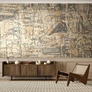 Fotótapéta Premium Canvas - Dekódolásra vár - Grafika, Darab, Absztrakció - 100x70 cm