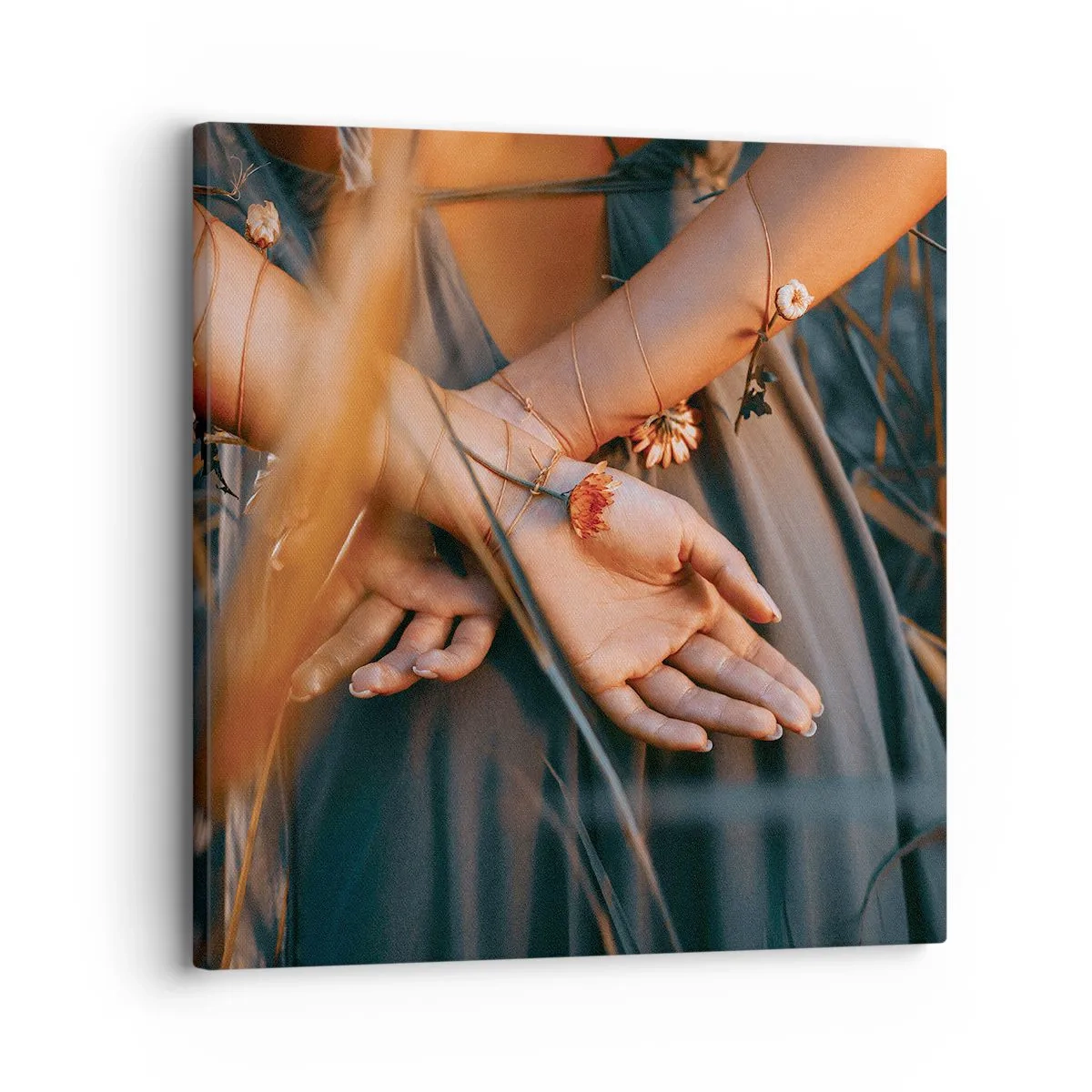 Vászonkép - Kapcsolatban a természettel - 30x30 cm