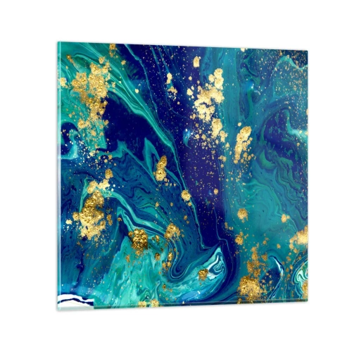 Üveg kép - Nap pelyhek - 70x70 cm