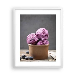 Poszter fekete keretben - Édesség és hűvösség - 40x50 cm