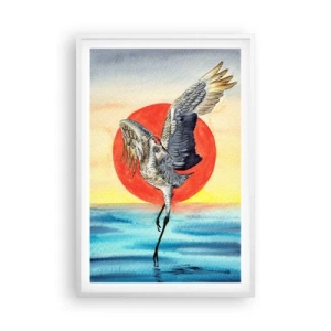 Poszter fekete keretben - Ideje visszamenni - 61x91 cm