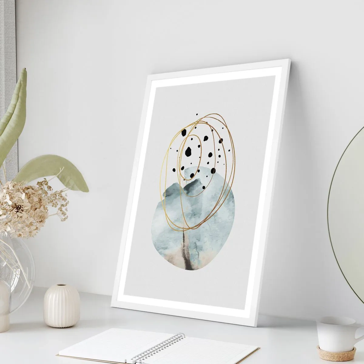 Poszter fekete keretben - Az ölelő térben - 70x100 cm