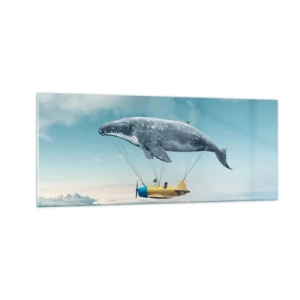 Üveg kép - Miért is ne? - 100x40 cm