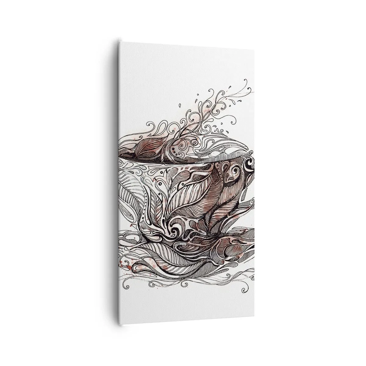 Vászonkép - Tea mindenre jó - 65x120 cm