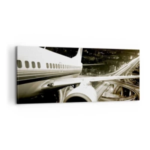 Vászonkép - Felrepülni az éjszakába - 100x40 cm