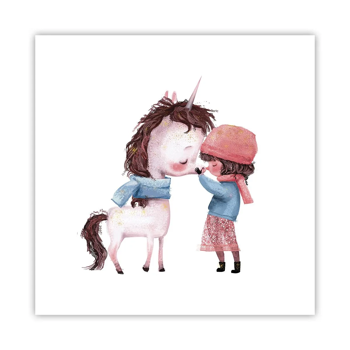 Poszter - Téli mese - 40x40 cm