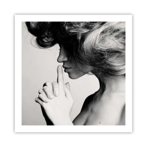 Poszter - Magára hallgatva - 60x60 cm