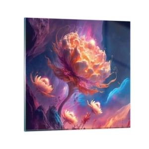 Üveg kép - Egy másik világ - 40x40 cm