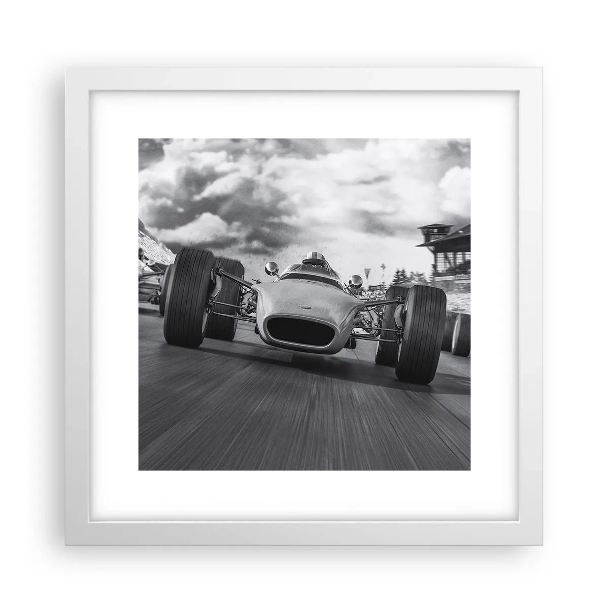 Poszter fekete keretben - Van erő! - 30x30 cm