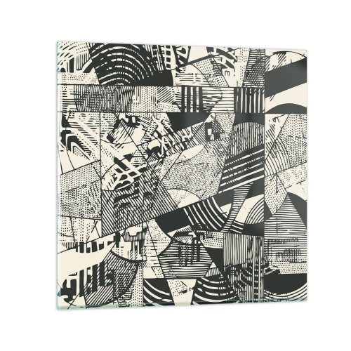 Üveg kép - A jelenkor dinamikája - 70x70 cm