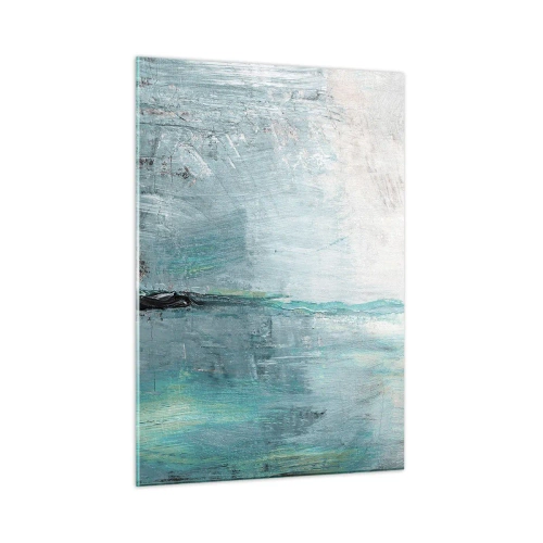 Üveg kép - Vízszintesen kék színben - 50x70 cm