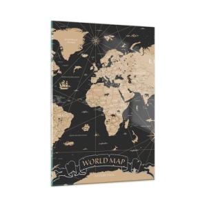Üveg kép - A világom határai - 50x70 cm