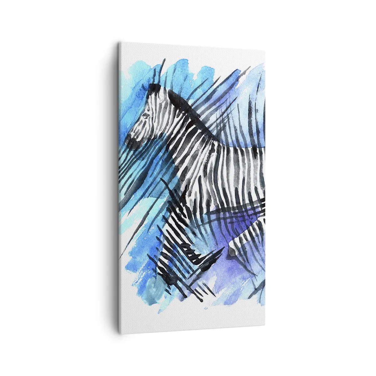 Vászonkép - Csíkokba rejtve - 45x80 cm