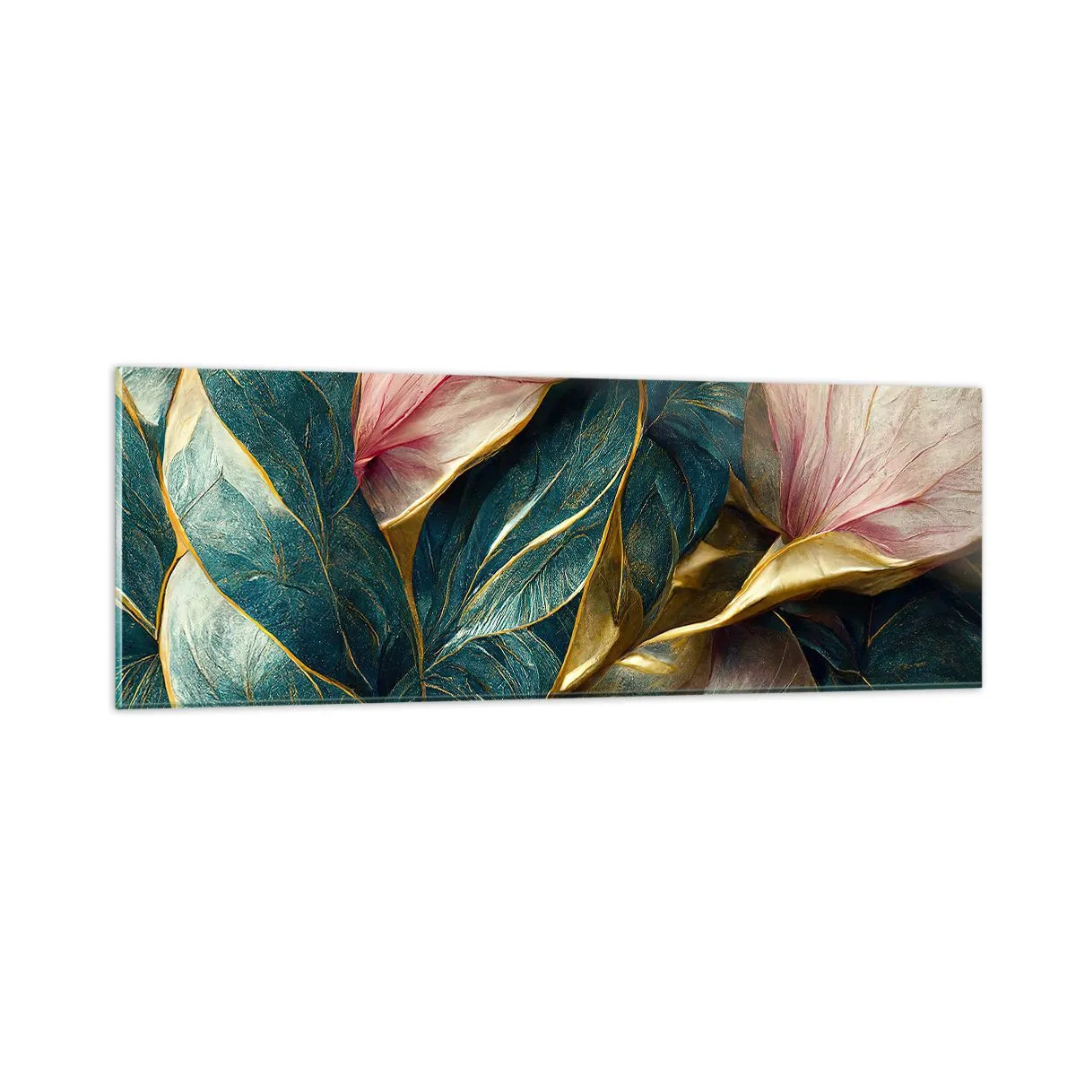 Üveg kép - Természetes elegancia és stílus - 90x30 cm