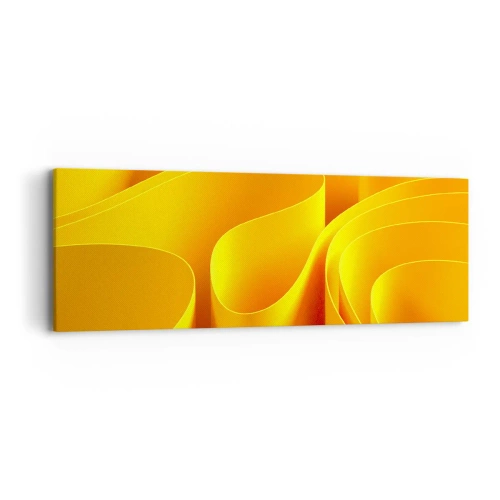 Vászonkép - Mint a nap hullámai - 90x30 cm