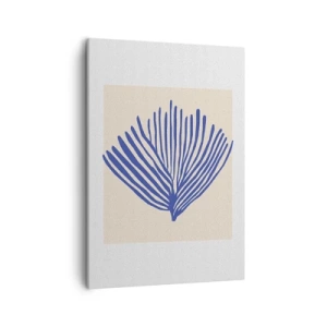 Vászonkép - Kék legyező - 50x70 cm