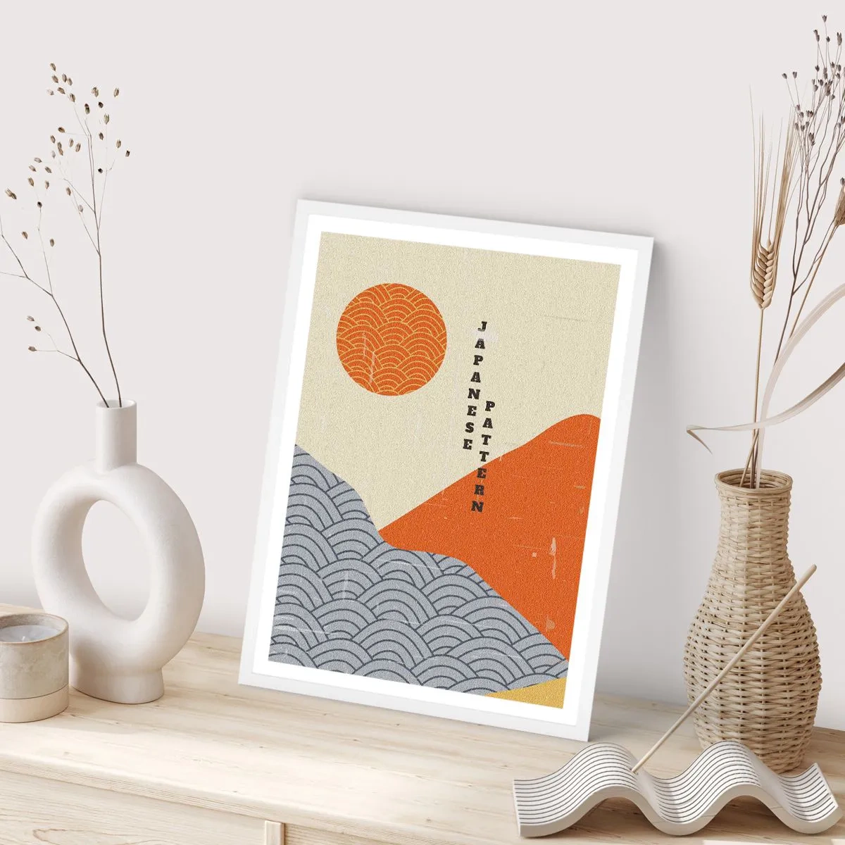 Poszter fekete keretben - A japán szellemben - 40x50 cm