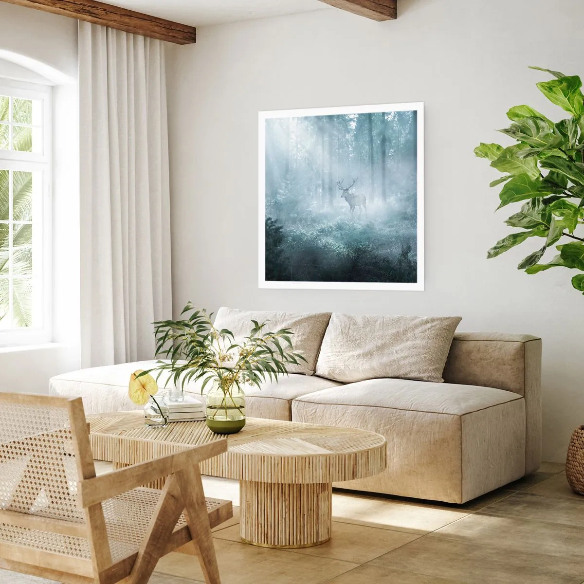 Poszter - Reggeli birtokellenőrzés - 40x40 cm