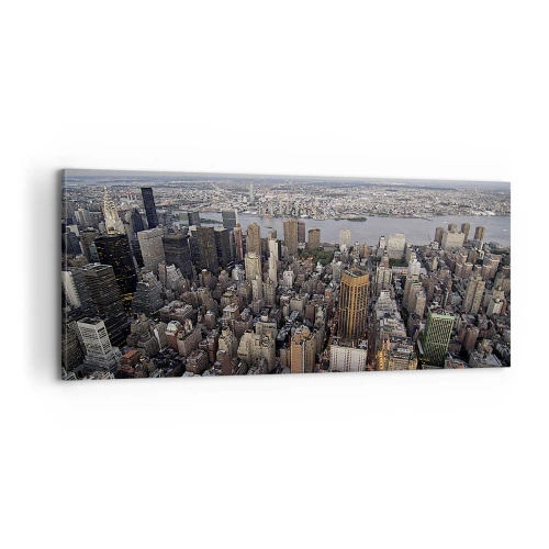 Vászonkép - Korunk dobogó szíve - 100x40 cm