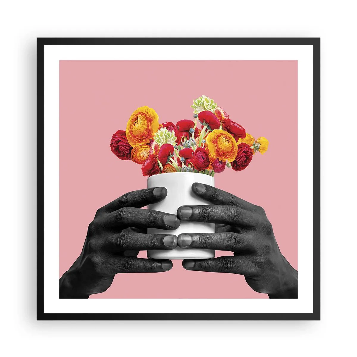 Poszter fehér keretben - Az élet apoteózisa - 60x60 cm