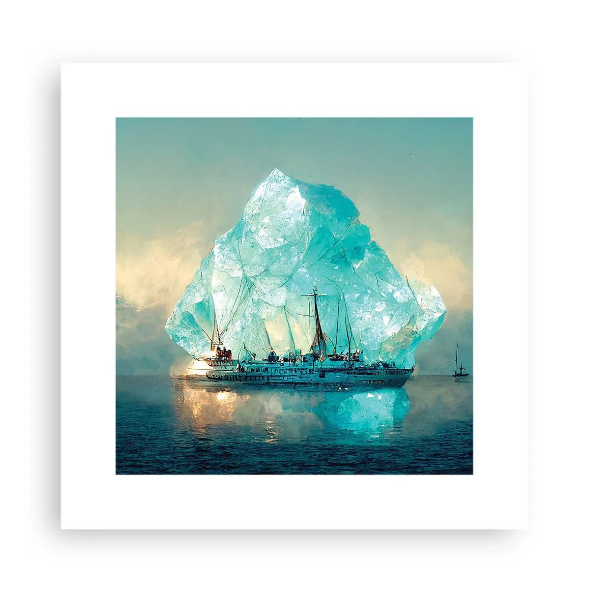 Poszter - Sarkvidéki gyémánt - 30x30 cm