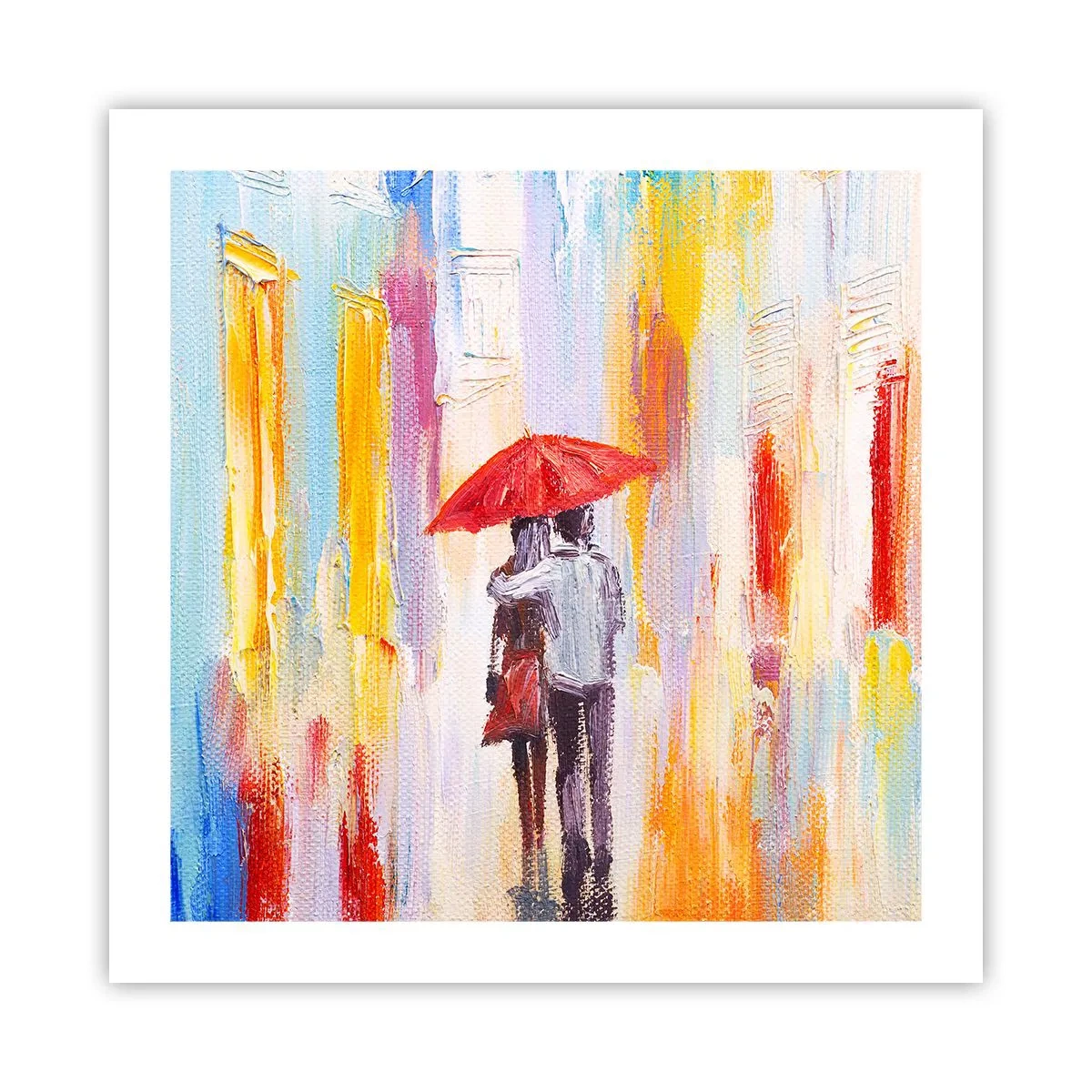 Poszter - Hadd essen az eső - 50x50 cm