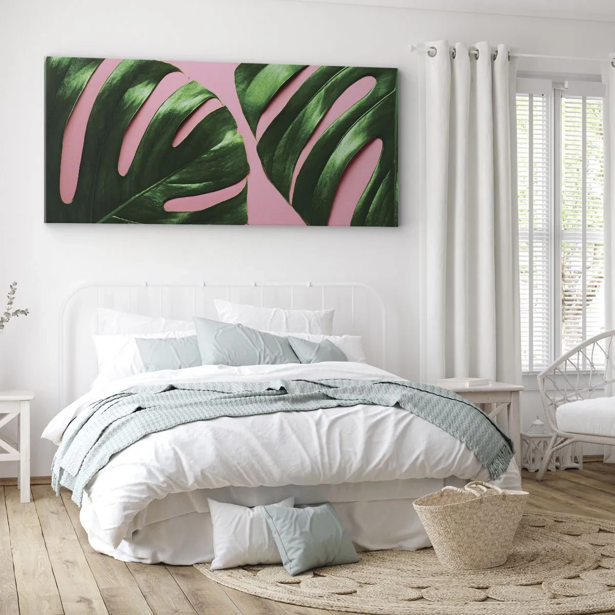 Vászonkép - Zöld rendez-vous - 100x40 cm