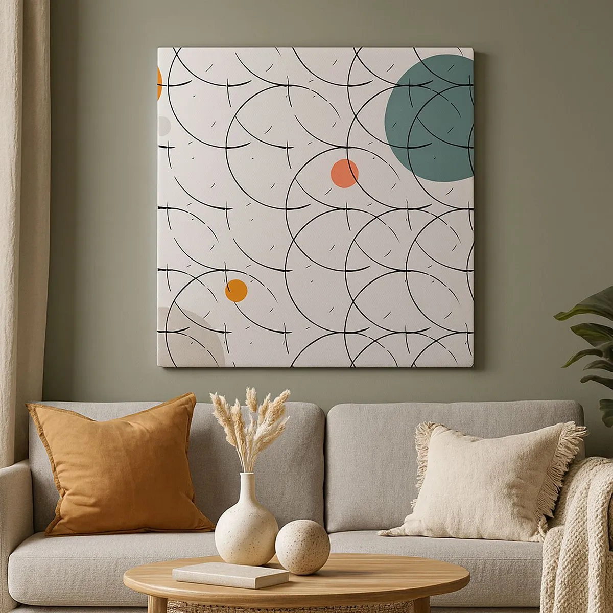 Vászonkép - A pop-art szellemében - 30x30 cm