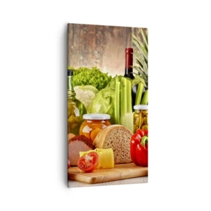 Vászonkép - Füstölt, sült és pácolt - 55x100 cm