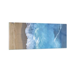 Üveg kép - A kék ereje - 100x40 cm