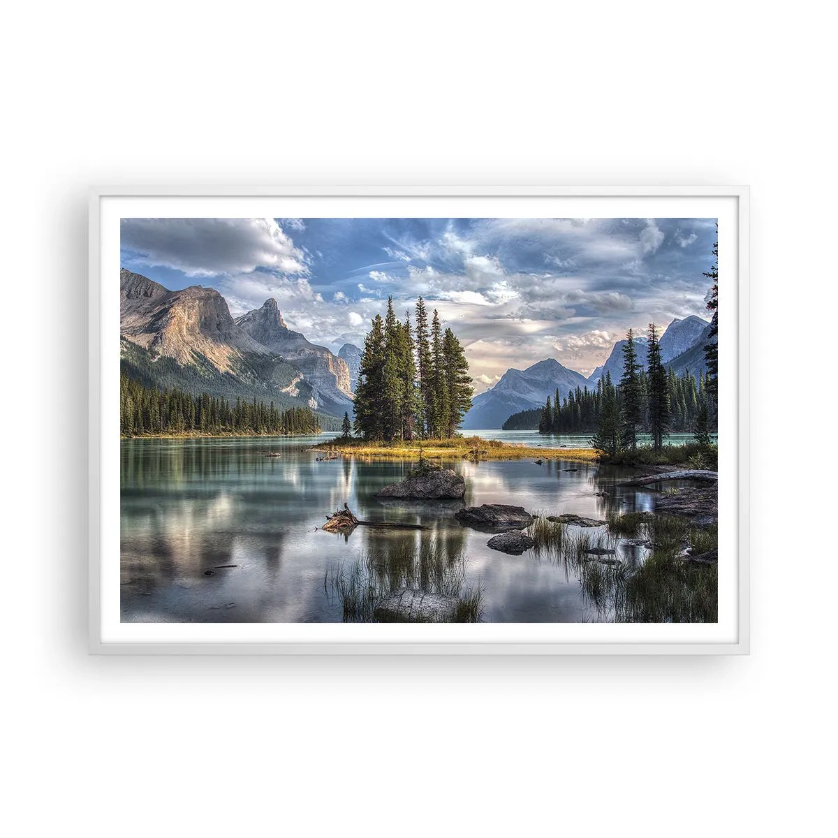 Poszter fekete keretben - A nagy és tiszta víz mellett... - 100x70 cm