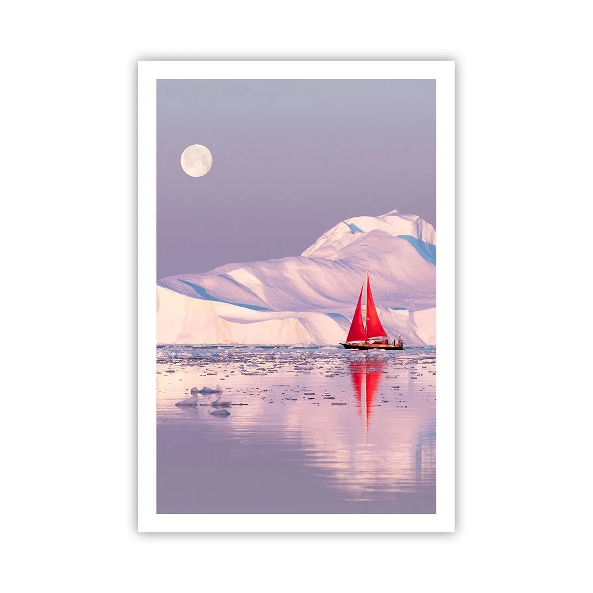 Poszter - A vitorla melege, a jég hidege - 61x91 cm
