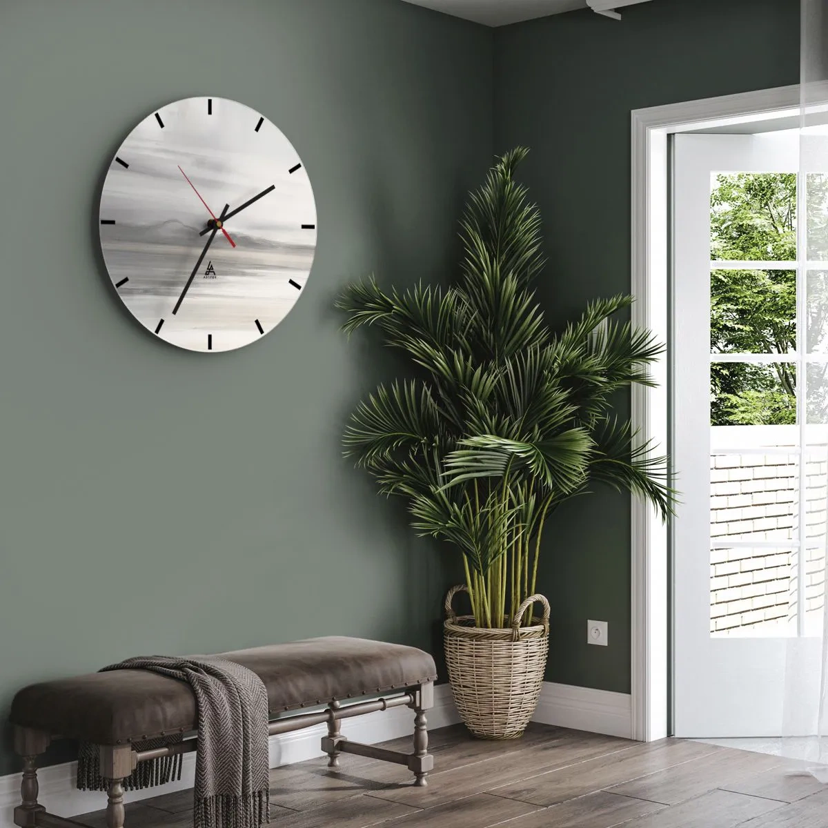 Falióra, Óra - Gondolkodó távolság - 30x30 cm