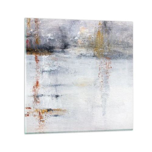 Üveg kép - A légfüggöny mögött  - 40x40 cm