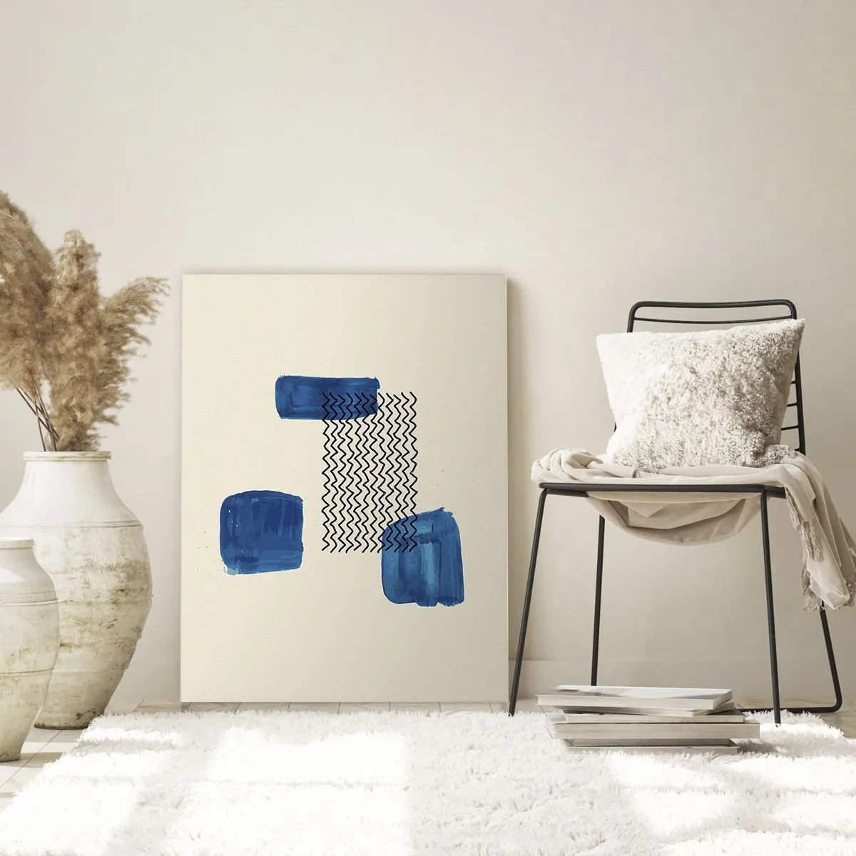 Üveg kép - Absztrakt kvartett - 70x100 cm