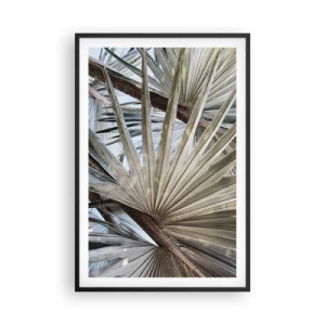 Poszter fehér keretben - Legyező a trópusokon - 61x91 cm