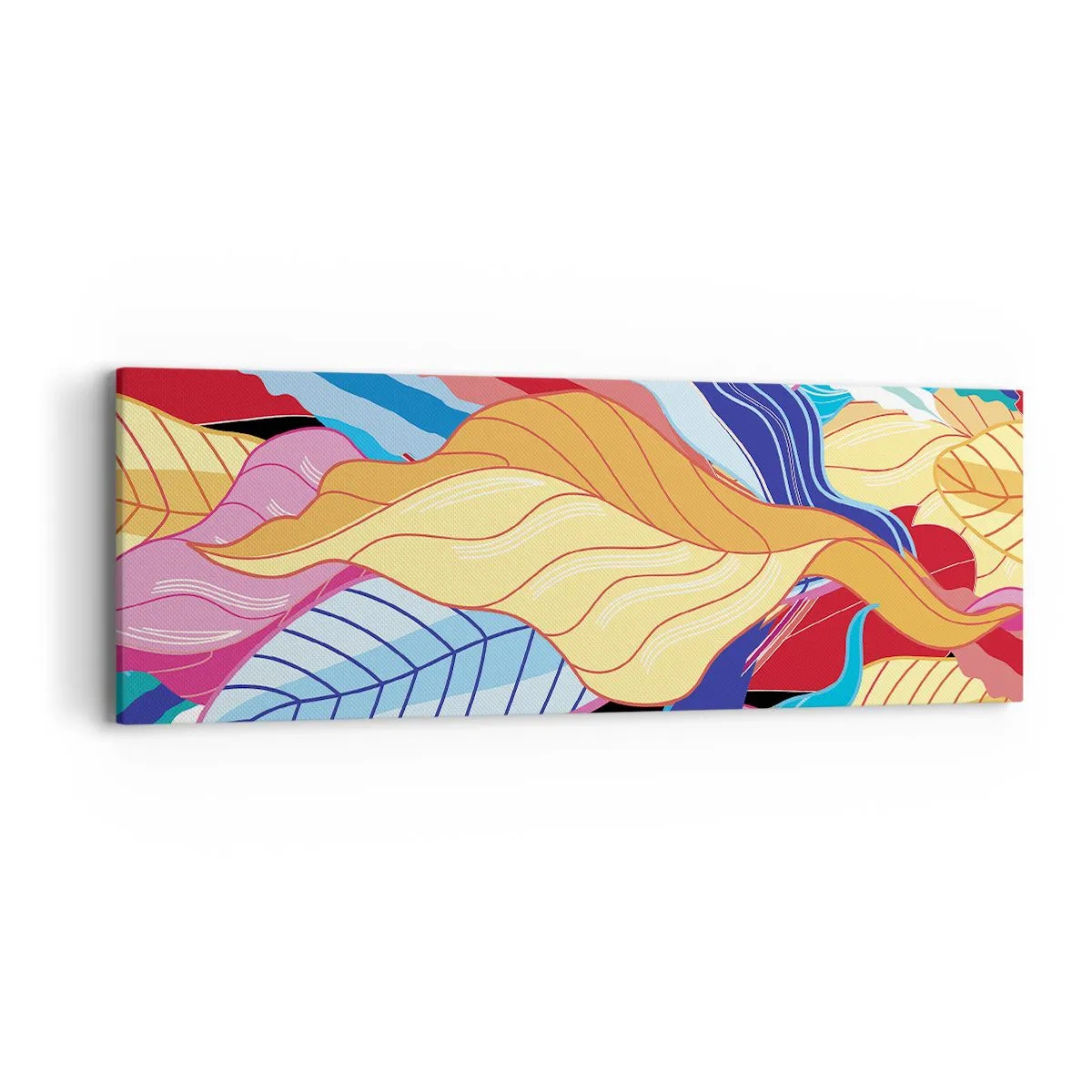 Vászonkép - Színes rendetlenség - 90x30 cm