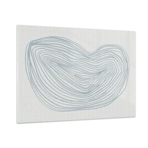 Üveg kép - Egy csepp mosolya - 100x70 cm