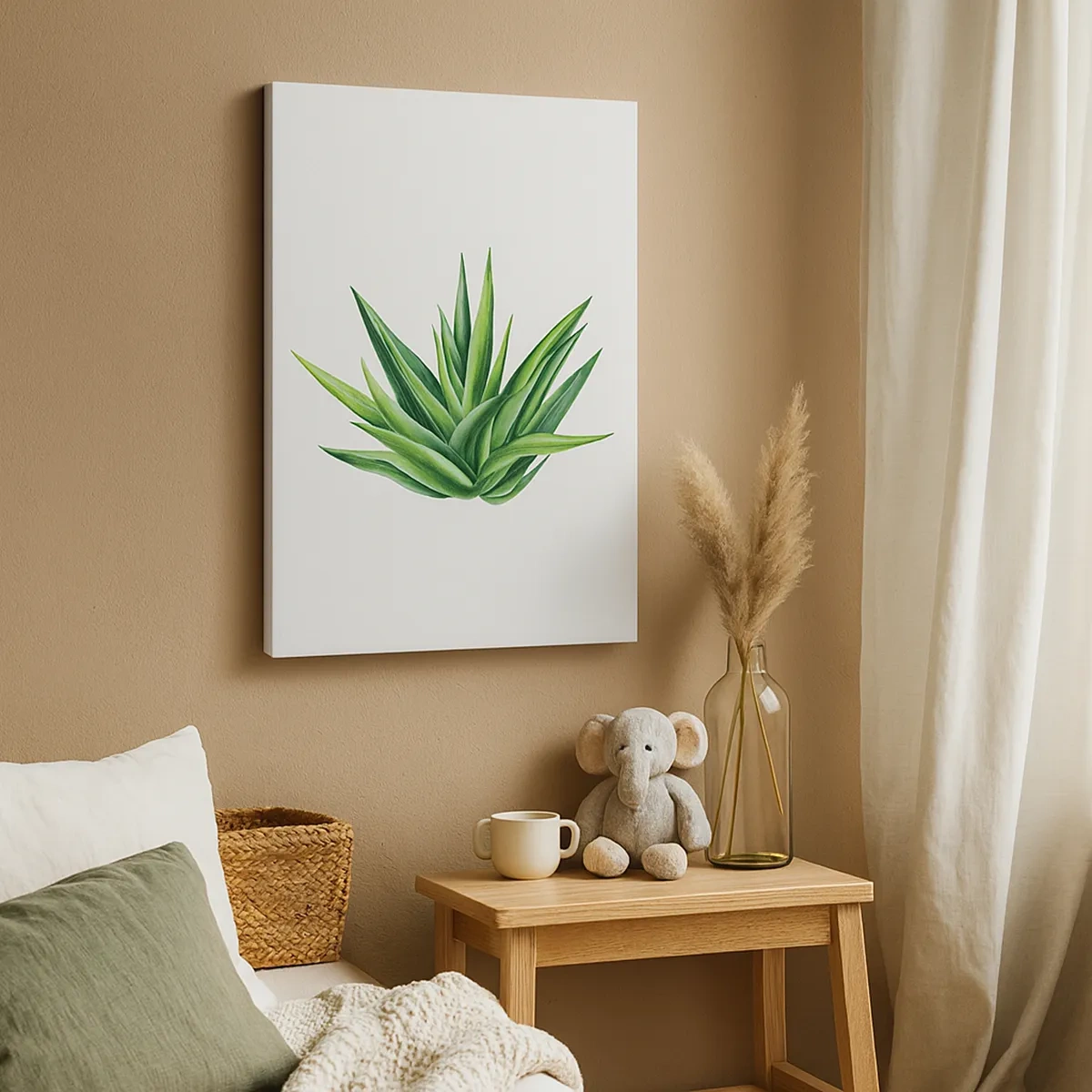 Vászonkép - Zöld - erő - élet - 50x70 cm