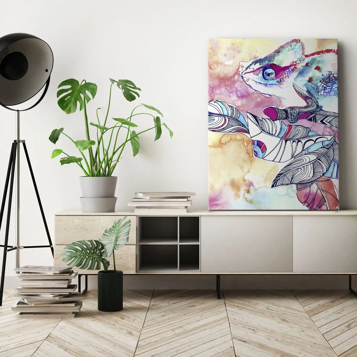 Vászonkép - Olyan színes, mint a mi világunk - 80x120 cm