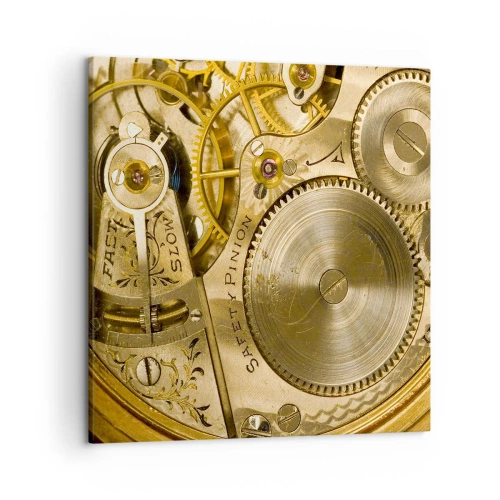 Vászonkép - Haladj a korral - 50x50 cm