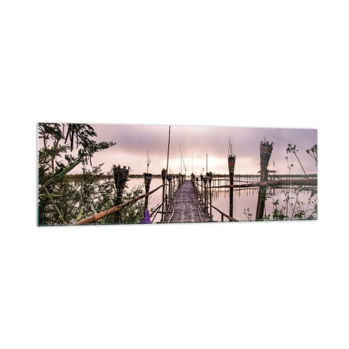 Üveg kép - Nyugalom és csend Ázsiában - 160x50 cm