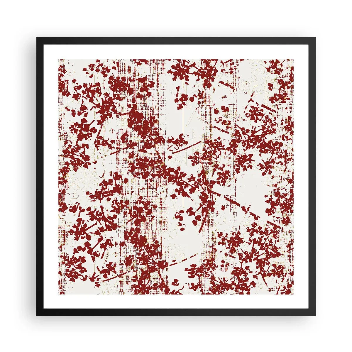 Poszter fehér keretben - Mint egy régi perkál - 60x60 cm