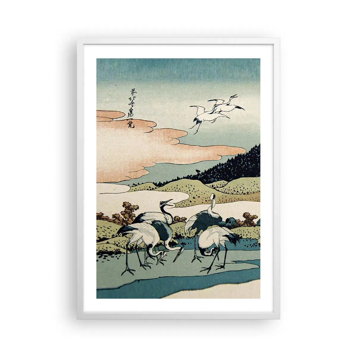 Poszter fekete keretben - Japán lélekben - 50x70 cm