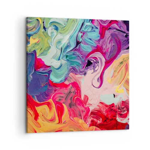 Vászonkép - Színek születése - 50x50 cm