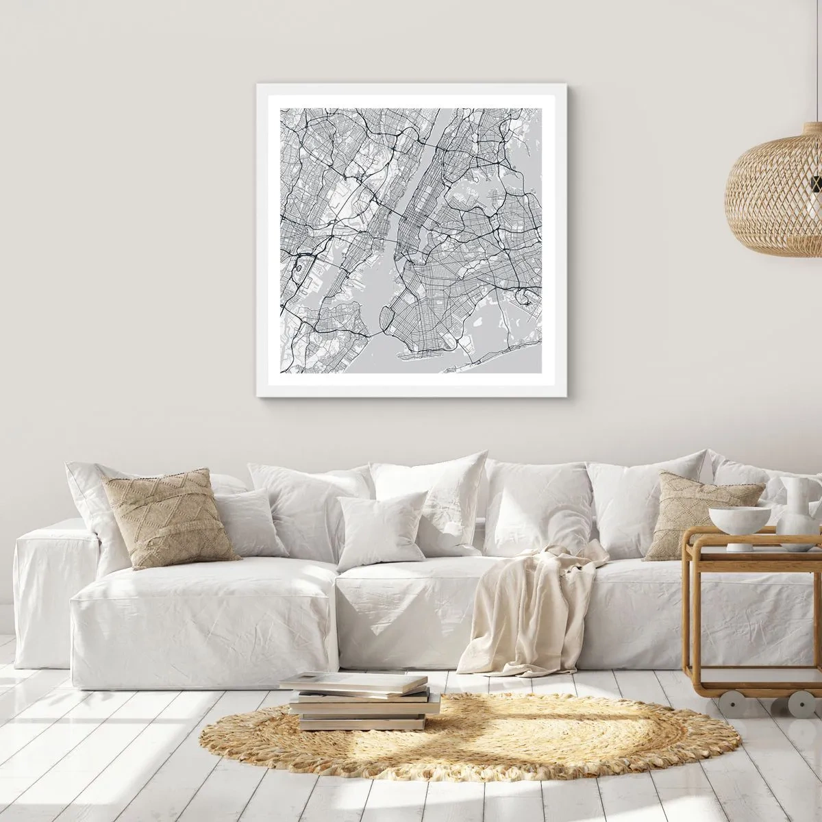 Poszter fekete keretben - Metropolisz anatómiája - 30x30 cm