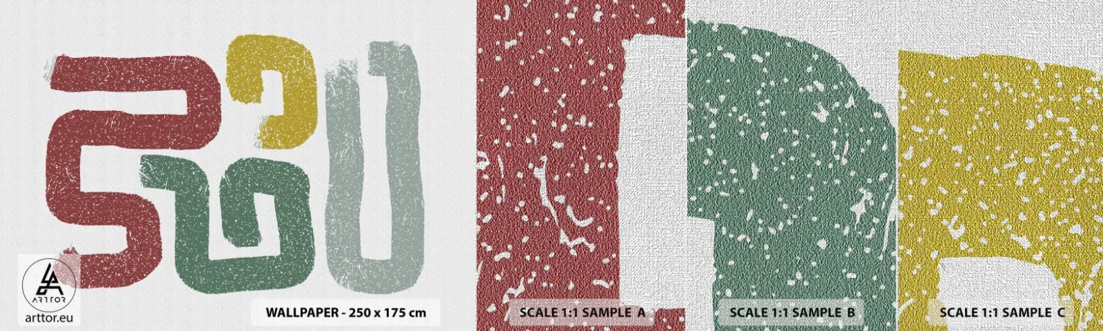 Fotótapéta Minta Premium Canvas - Egy ismeretlen nyelven - Darab, Minimalizmus, Körbegurulni - 100x30 cm