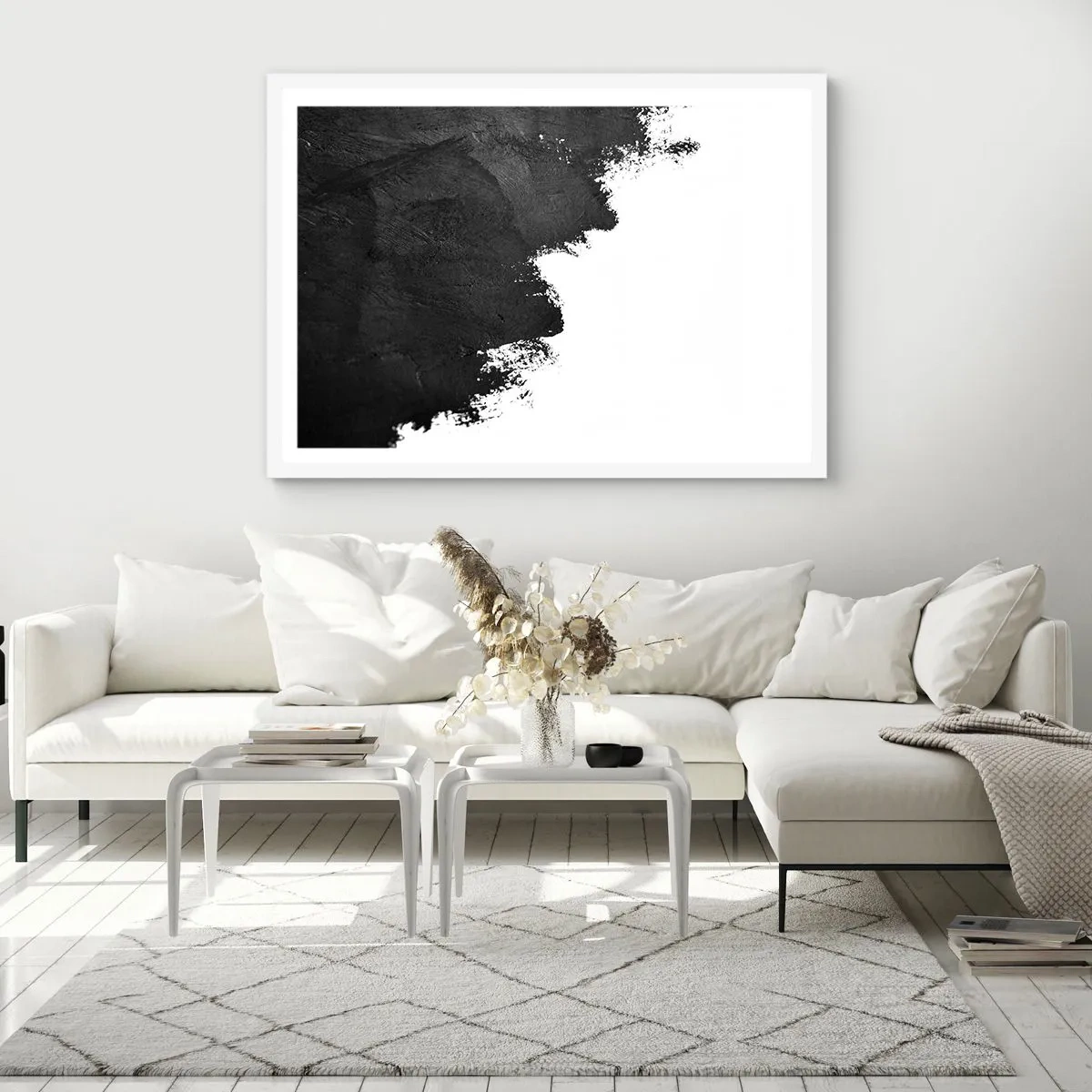 Poszter fekete keretben - Elemek: föld - 91x61 cm