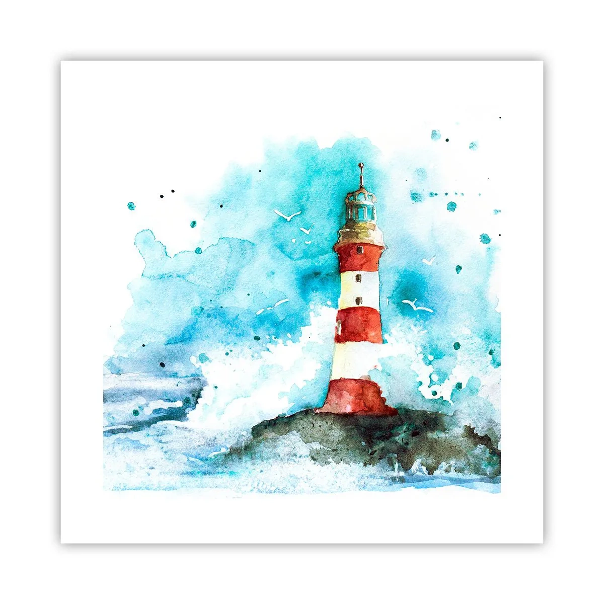 Poszter - Az elemek egysége - 40x40 cm